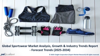 Sportswear Market Outlook 2025–2034 | Industry Trends & Statistics