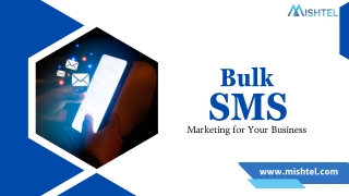 Bulk SMS Solutions for Business Growth – Mishtel Services