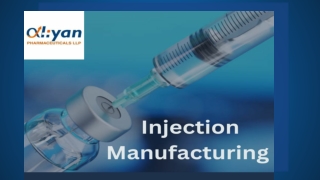 Pharmaceutical Injection Manufacturer | Aliyan Pharmaceuticals