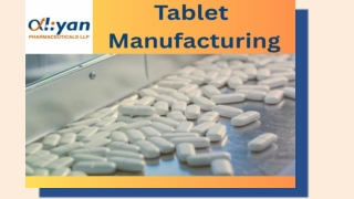 Pharmaceutical Tablets Manufacturer | Aliyan Pharmaceuticals