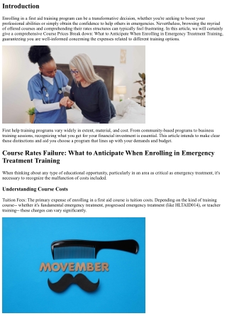 Program Prices Malfunction: What to Anticipate When Register in Emergency Treatm