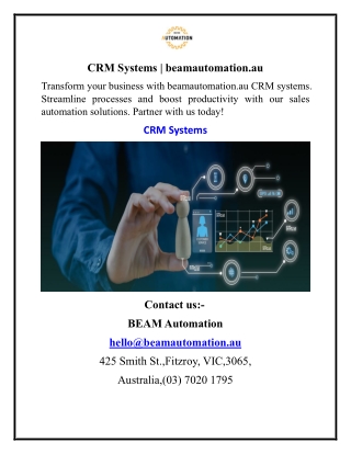 crm systems beamautomation au