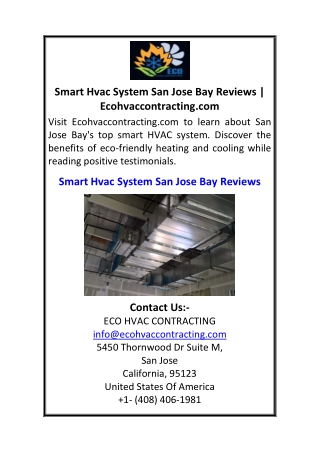 Smart Hvac System San Jose Bay Reviews Ecohvaccontracting.com.pdf 1000