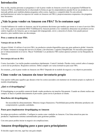 ¿Vale la pena vender en Amazon con FBA? Te lo contamos aquí