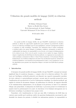 UM6SS - EL MIDANE SAMIR - &Eacute;cole Internationale de Sant&eacute; Publique de lUniversit&eacute; Mohammed VI des Sci