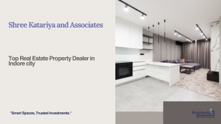 Top Real Estate Property Dealer in Indore City – Shree Katariya and Associates