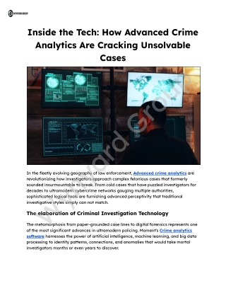 Inside the Tech_ How Advanced Crime Analytics Are Cracking Unsolvable Cases