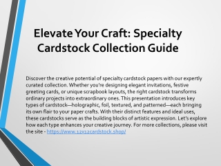 Perfect Your Crafts with 12x12 Scrapbook Cardstock