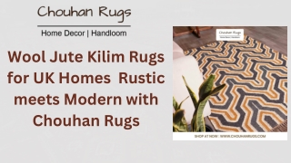 Eco Wool Jute Kilim Rugs – Chouhan Rugs UK & USA Shop