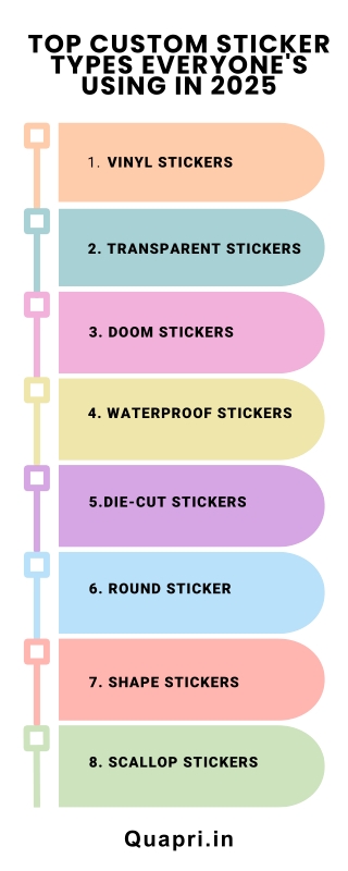 Top Custom Sticker Types Everyone's Using in 2025