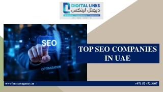 TOP SEO COMPANIES IN UAE