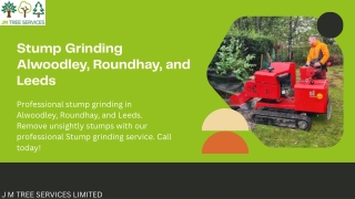 Stump Grinding Alwoodley, Roundhay, and Leeds