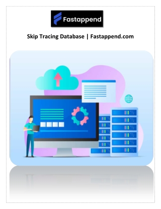 Skip Tracing Database | Fastappend.com