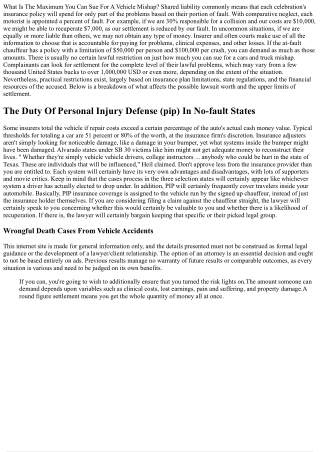 Just How Much Can A Person Sue For A Vehicle Crash? Kerner Law Group, P C