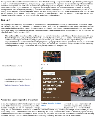 How Much Do Automobile Accident Lawyers Bill? Costs, Costs & Layaway Plan