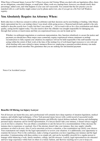 How Can An Injury Legal Representative Help You?