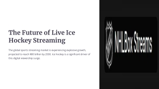 Live ice hockey Stream