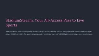 Sports Streaming Website