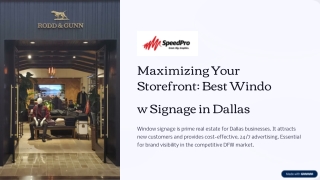 How can window graphics improve your Dallas storefront?