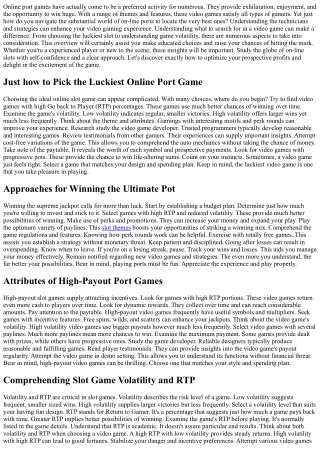 online port games have actually come