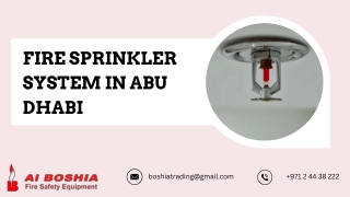 fire sprinkler system in abu dhabi PDF