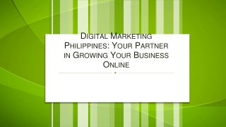 Digital Marketing Philippines Your Partner in Growing Your Business Online