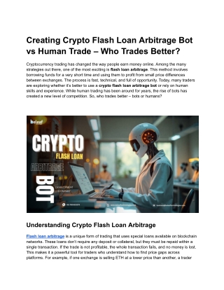 crypto  flash loan arbritage bot (1)