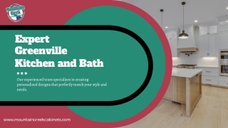 Greenville Kitchen and Bath Remodeling Experts | Mountain Creek Cabinets