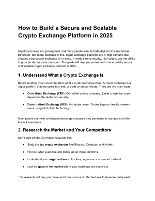 How to Build a Secure and Scalable Crypto Exchange Platform in 2025 (1)