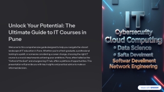Complete Guide to Launching Your IT Career in Pune