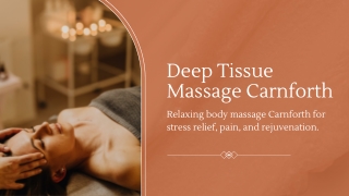 best massage in carnforth