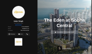 the eden at sobha central jabal ali first dubai
