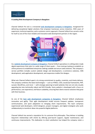 A Leading Web Development Company in Bangalore-post-23-june