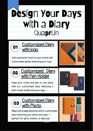 Design Your Days with a Diary