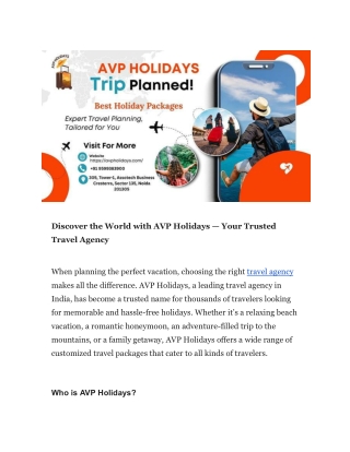 Best Holiday Packages