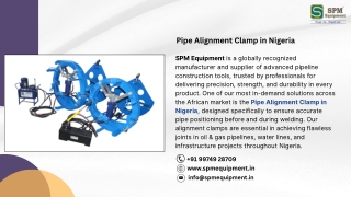 Pipe Alignment Clamp in Nigeria