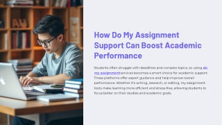 how do my assignment support can boost academic