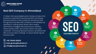 Best SEO Company in Ahmedabad