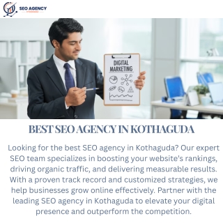 Best SEO agency in Kothaguda