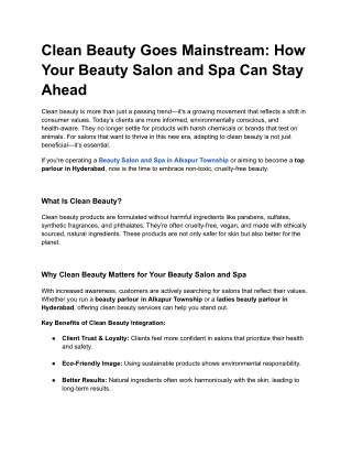 Clean Beauty Goes Mainstream_ How Your Beauty Salon and Spa Can Stay Ahead