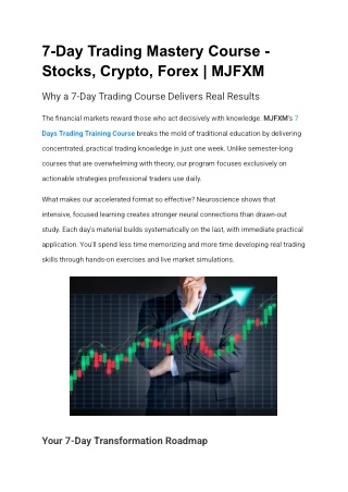 7-Day Trading Mastery Course - Stocks, Crypto, Forex _ MJFXM