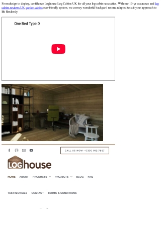 From design to installation, trust Loghouse Log Cabins UK for all your log cabin