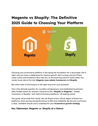 Magento vs Shopify_ The Definitive 2025 Guide to Choosing Your Platform