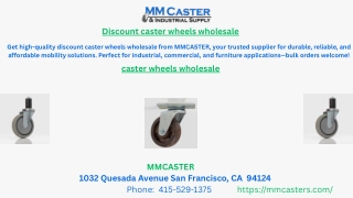 Discount caster wheels wholesale