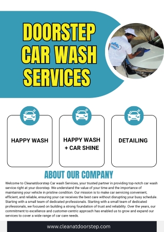 car wash service
