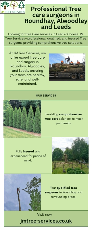 Tree care surgeons in Roundhay, Alwoodley and Leeds