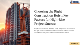 Choosing the Right Construction Hoist:Essential Guide for High-Rise Construction