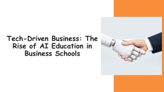 Tech-Driven Business The Rise of AI Education in Business Schools