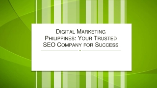 Digital Marketing Philippines Your Trusted SEO Company for Success