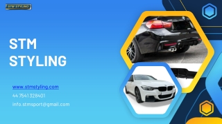 Upgrade Your BMW with a Stylish F30 Splitter and More
